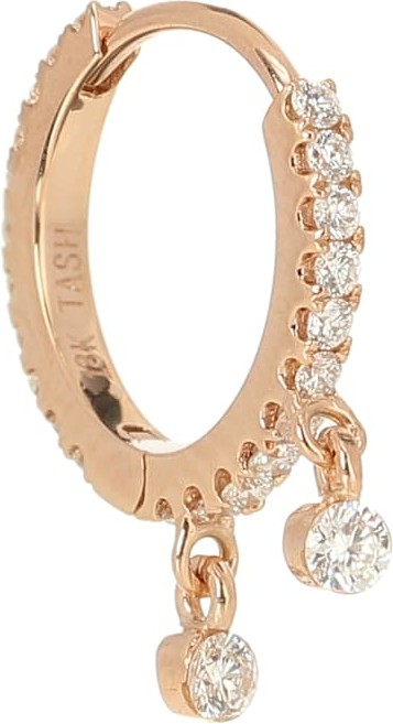 Maria Tash Eternity 18kt gold and diamond earring