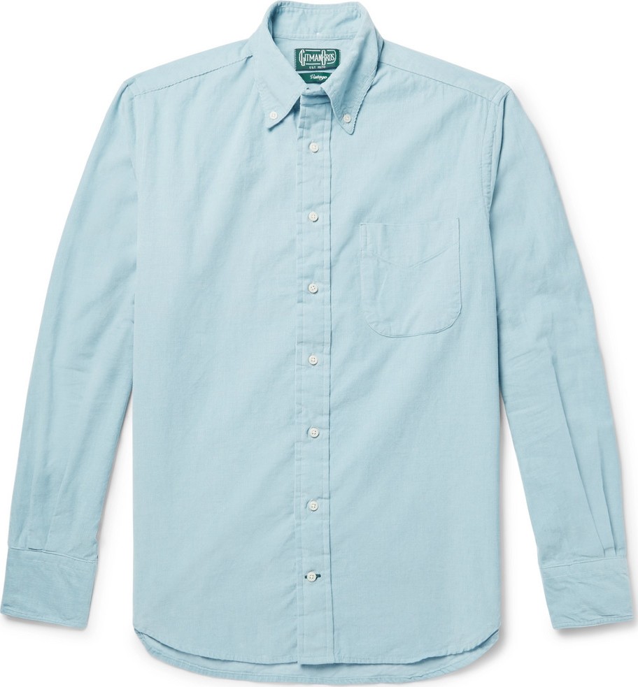 Gitman Vintage Slim-Fit Button-Down Collar Cotton-Corduroy Shirt
