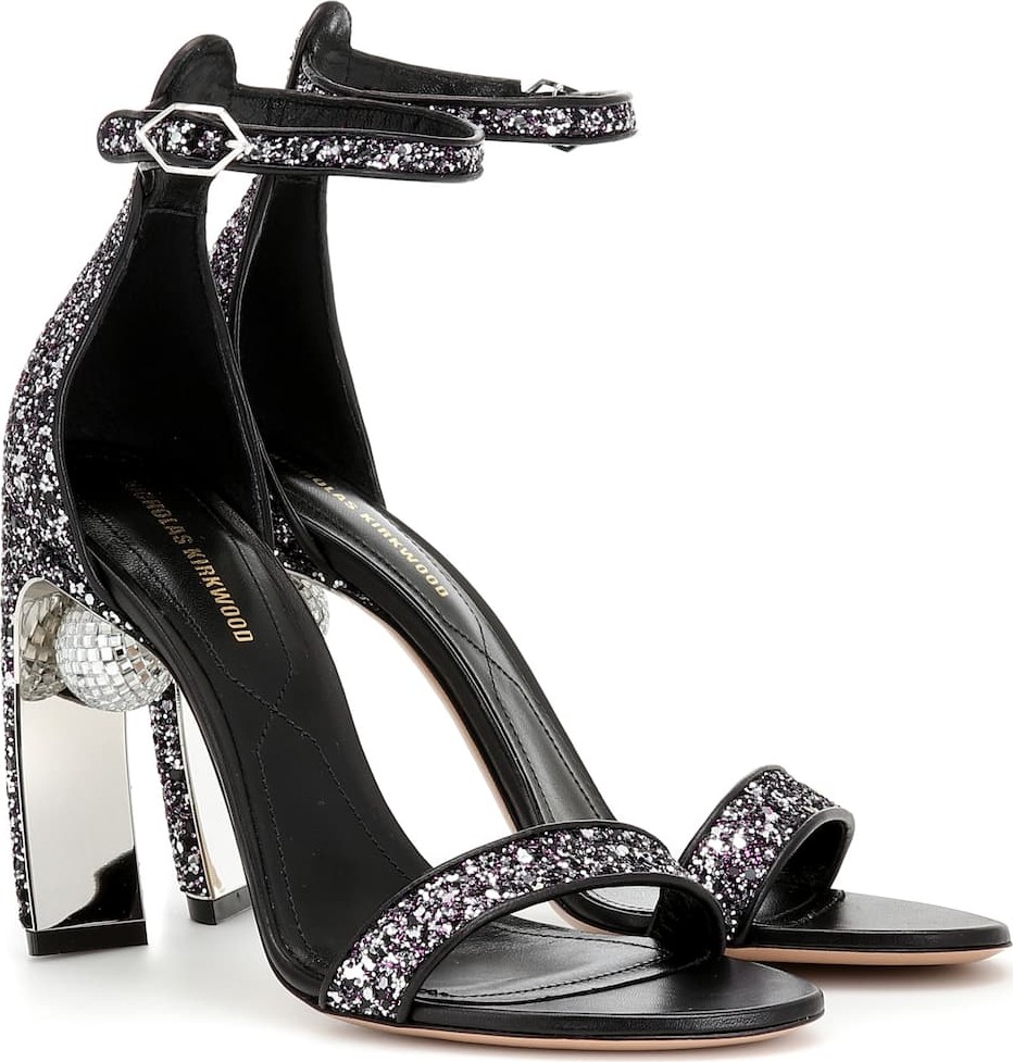 Nicholas Kirkwood Meava glitter sandals