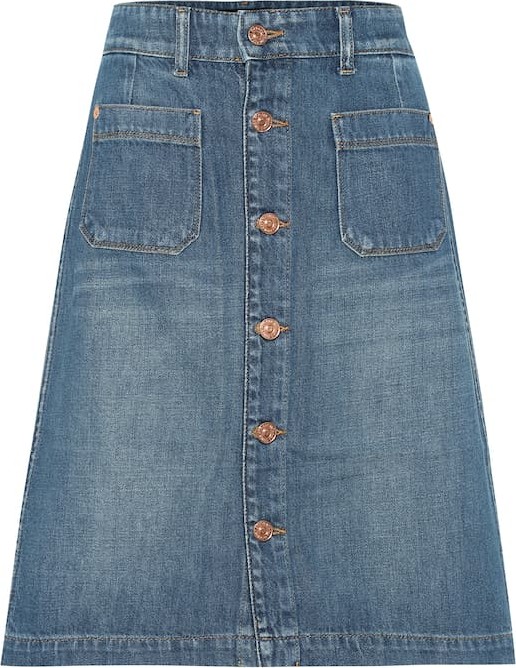 7 For All Mankind Housten denim skirt