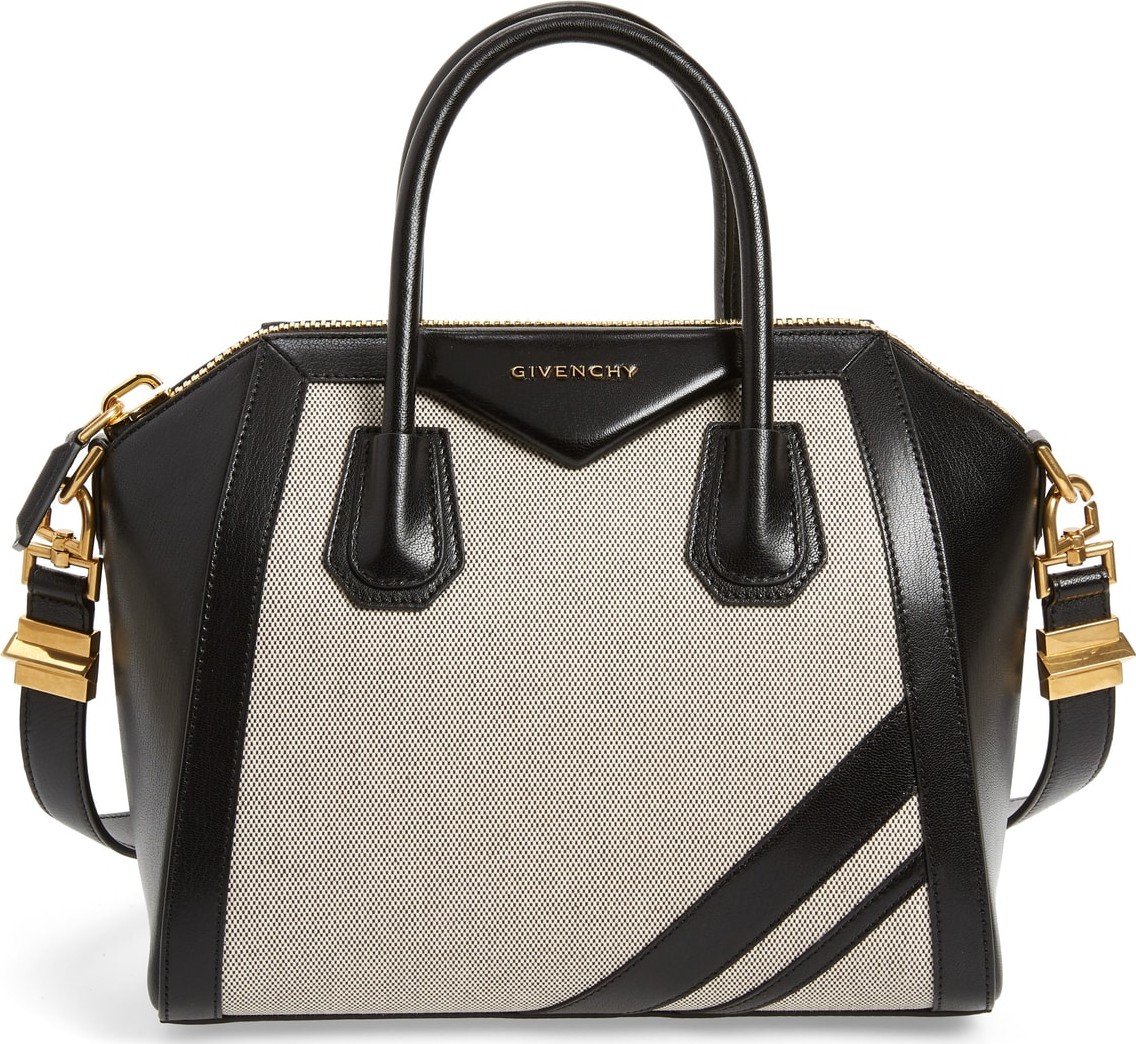 Givenchy Small Antigona Canvas & Leather Satchel