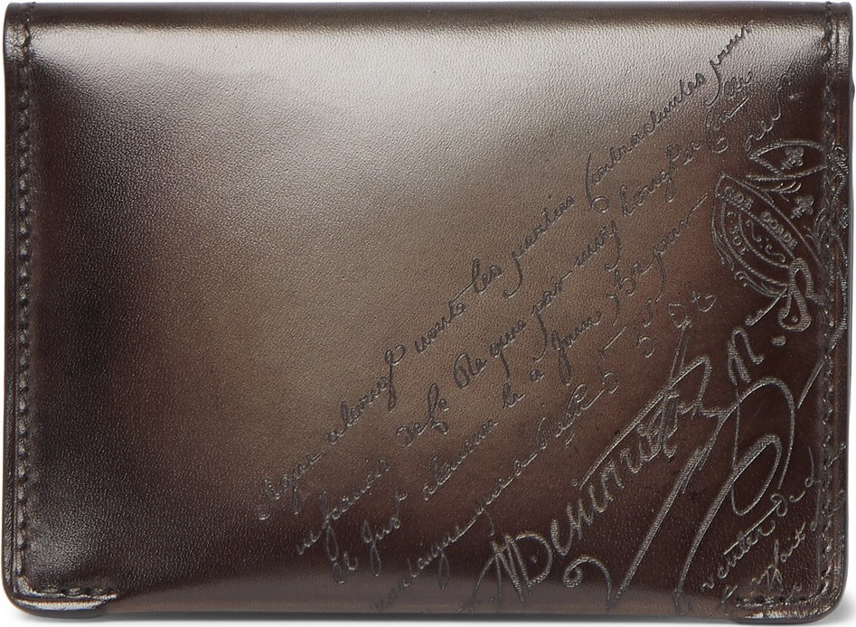 Berluti Scritto Leather Billfold Wallet