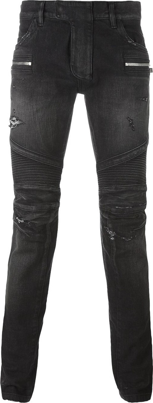 Balmain biker jeans