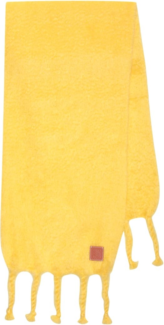 LOEWE Oversized mohair and wool scarf