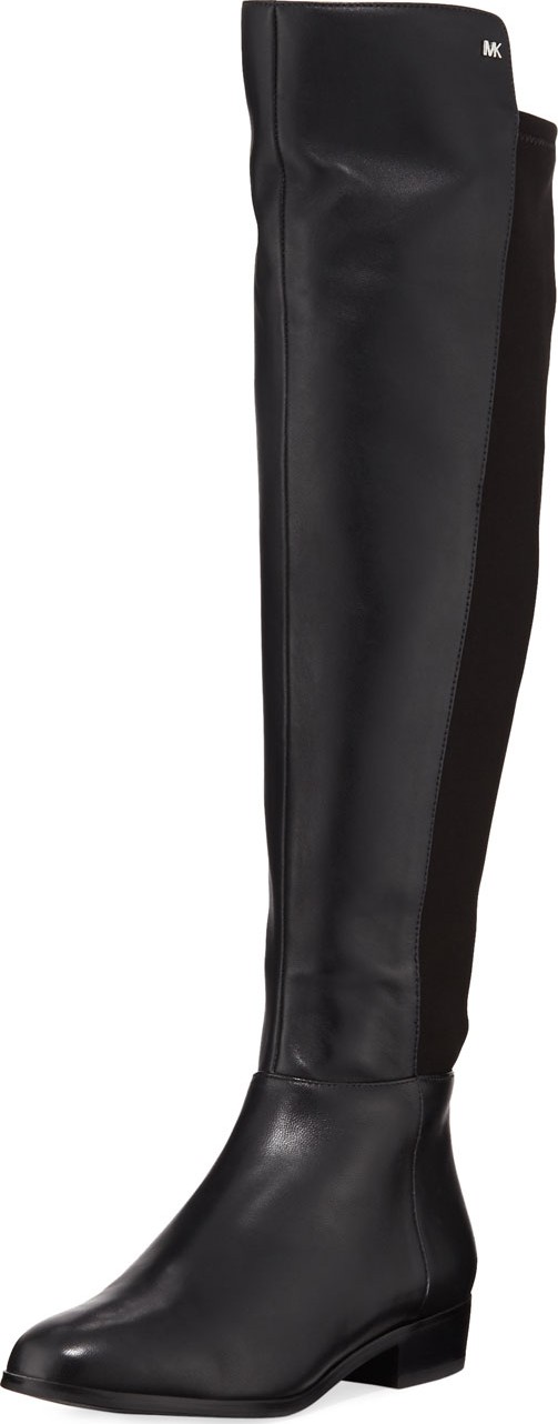 MICHAEL MICHAEL KORS Bromley Sensitive Stretch Napa Flat Riding Boots