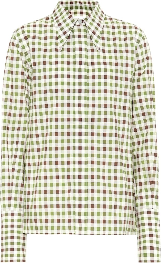 Victoria Beckham Gingham cotton shirt