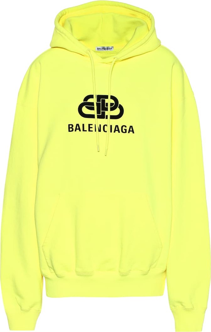 Balenciaga Logo cotton hoodie