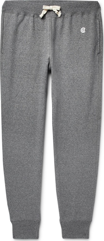 Todd Snyder + Champion Tapered Mélange Loopback Cotton-Jersey Sweatpants