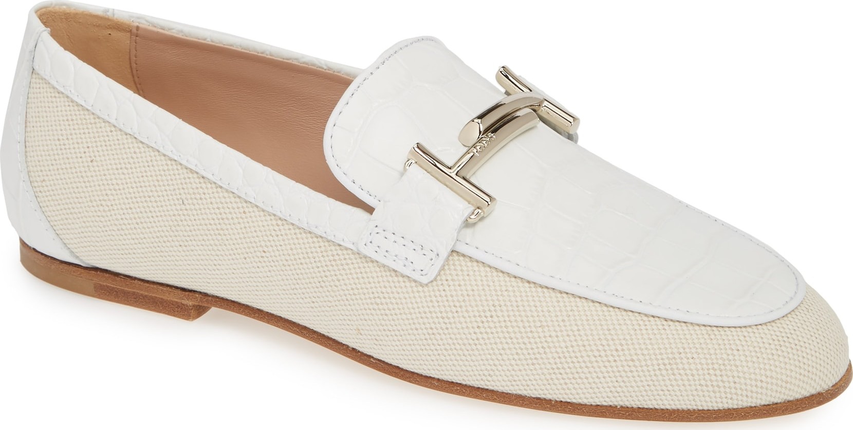 Tod's Double T Mixed Media Loafer