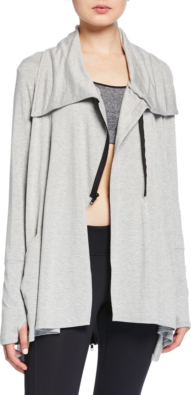 Terez French Terry Drape Active Jacket