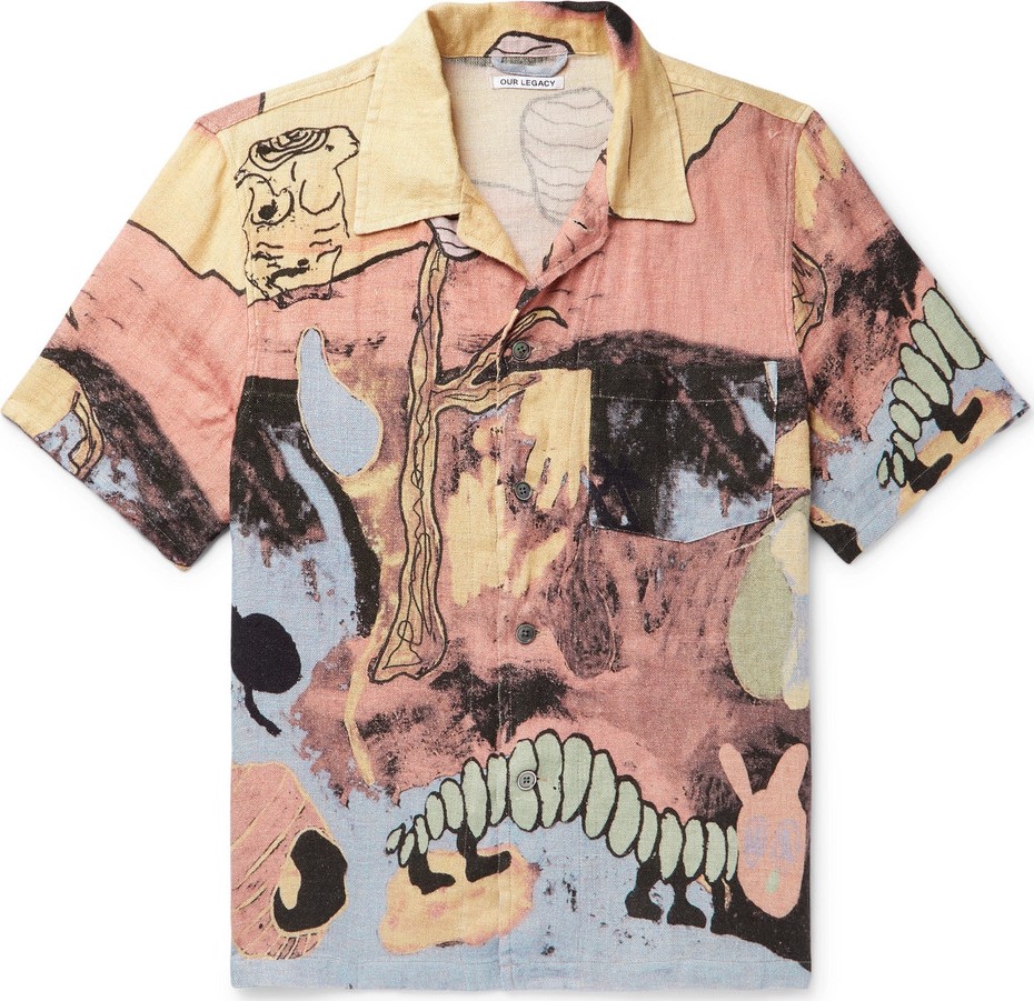 Our Legacy Printed Linen Shirt