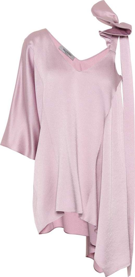 Valentino Satin asymmetric top