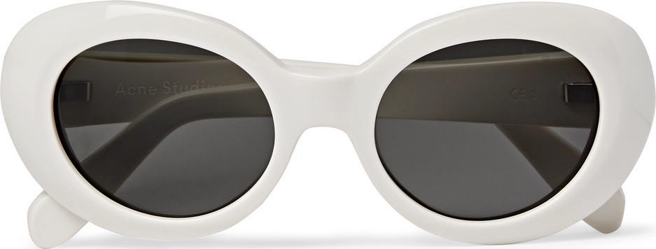 Acne Studios Mustang Oval-Frame Acetate Sunglasses