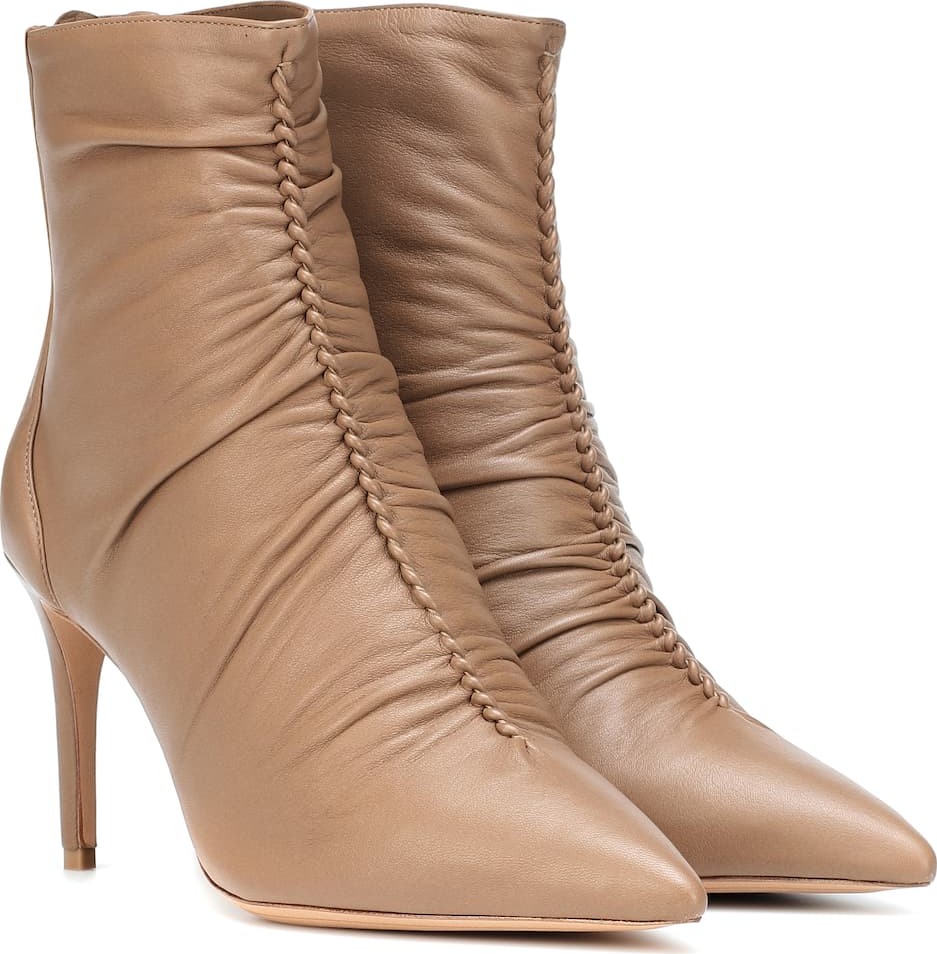 Alexandre Birman Susanna 85 leather ankle boots