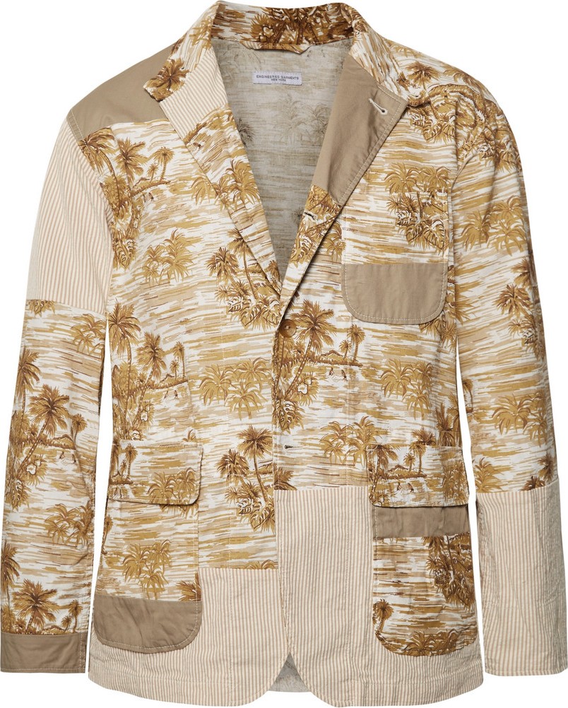 Engineered Garments Patchwork Cotton Jacket