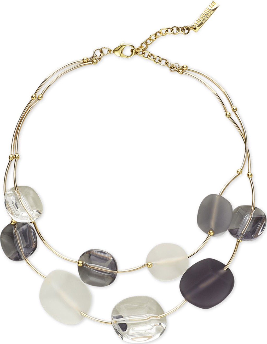 Lafayette 148 New York Lucite Stone Statement Necklace Lafayette 148 New York Lucite Stone Statement Necklace
