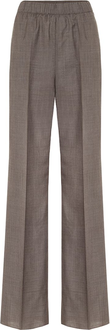 Agnona High-rise wide-leg pants