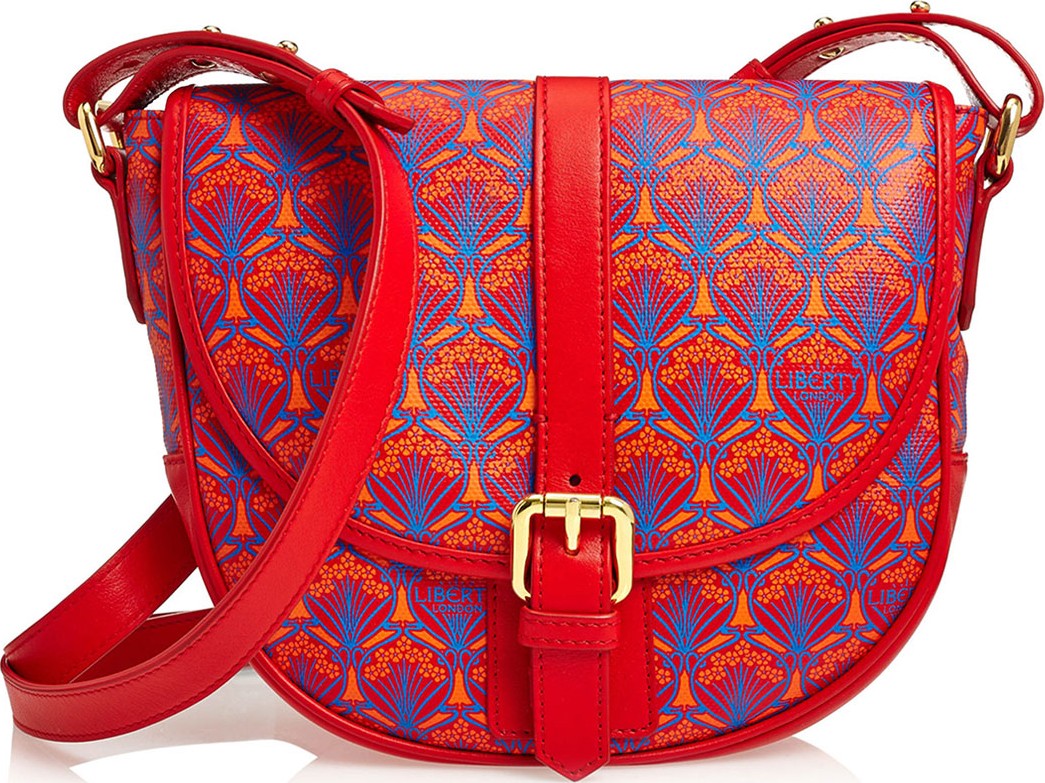 Liberty London Carnaby Iphis Printed Crossbody Bag, Red