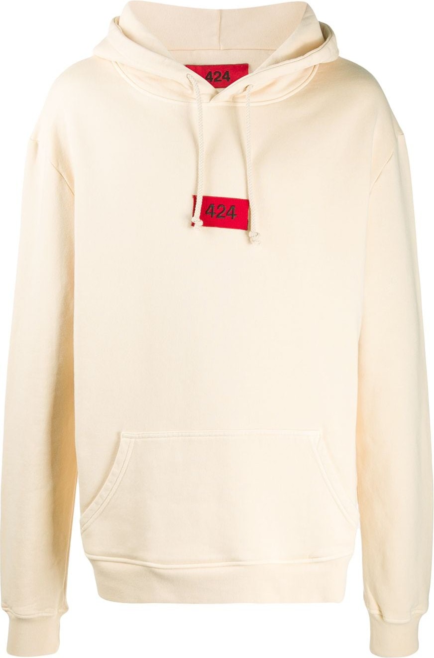 424 Fairfax Logo-embroidered hooded sweatshirt
