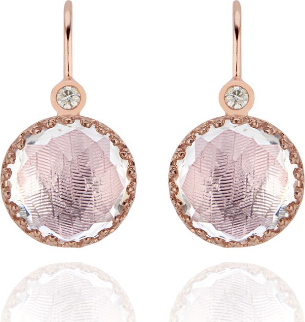 Larkspur & Hawk Olivia Diamond & Drop Earrings, Ballet