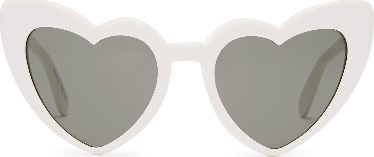 Saint Laurent Loulou heart-shaped acetate sunglasses