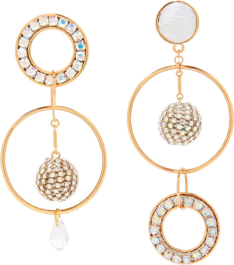 Mignonne Gavigan New York Mika Crystal Mismatch Earrings