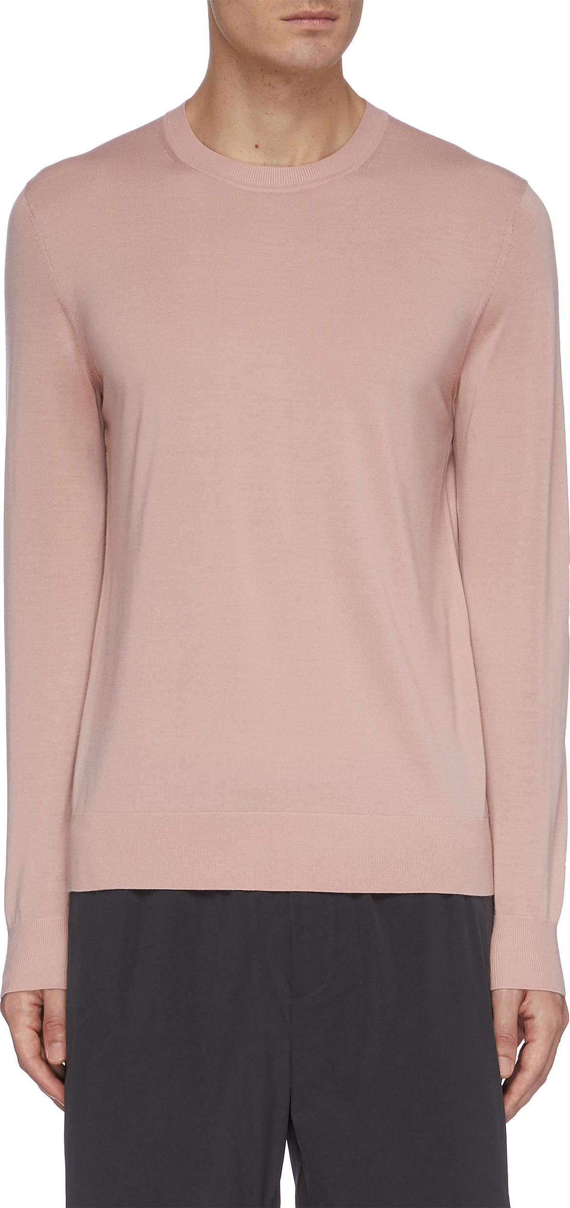 Theory Crew neck wool knit sweater