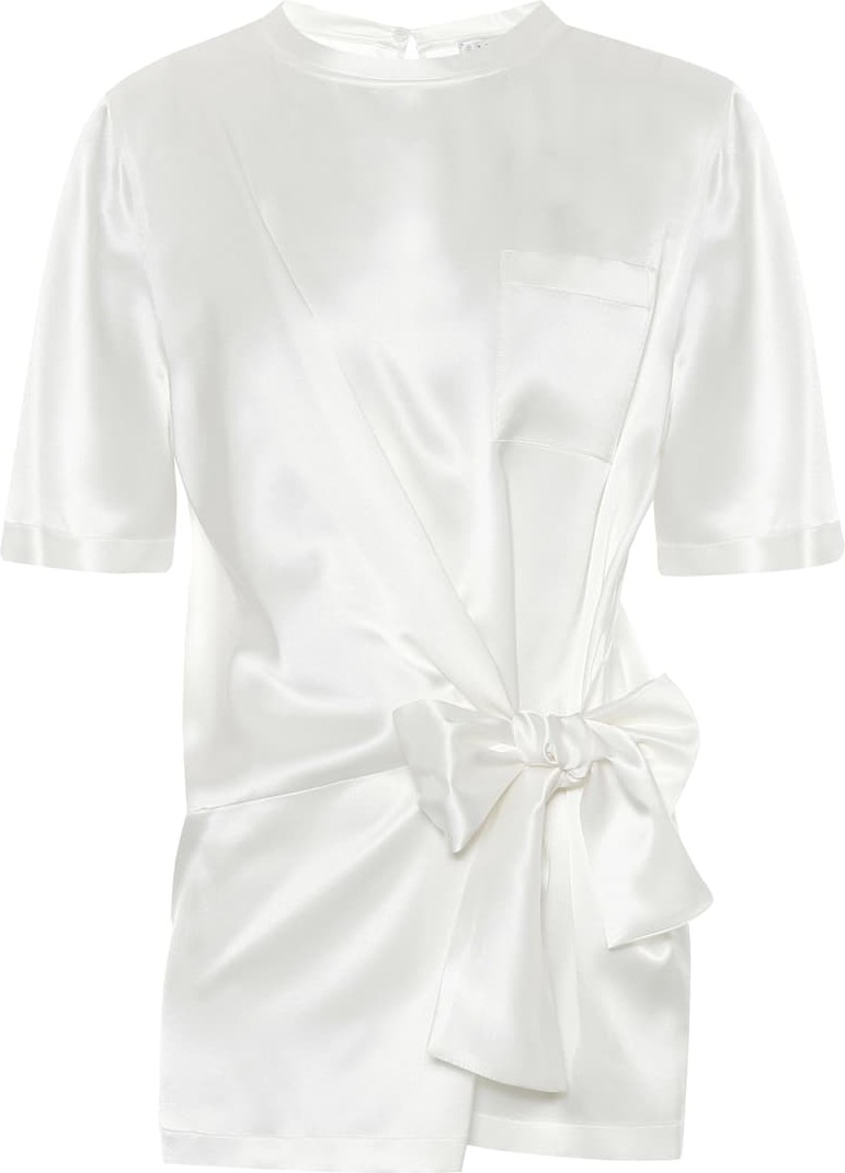 Max Mara Nitra silk-satin top