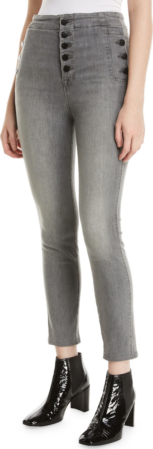 J BRAND Natasha Sky-High Crop Skinny Jeans