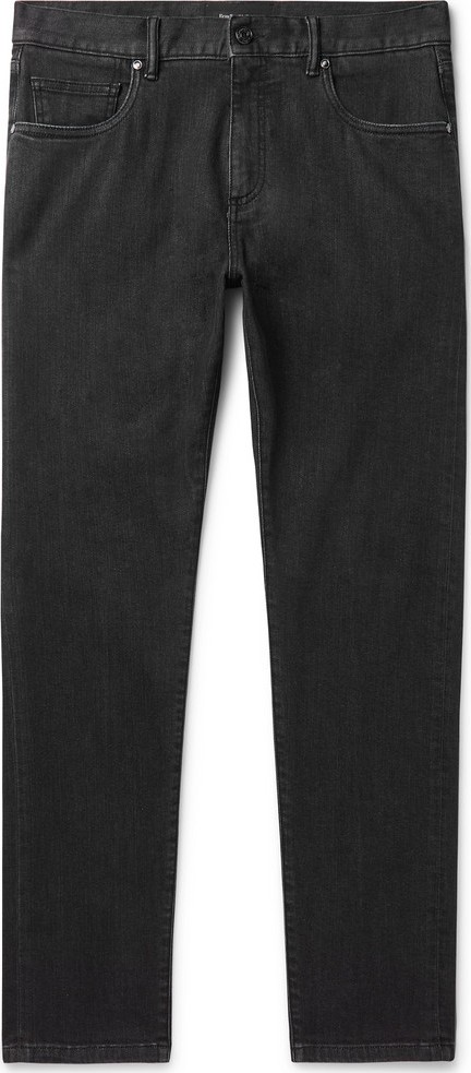 Ermenegildo Zegna Slim-Fit Stretch-Denim Jeans