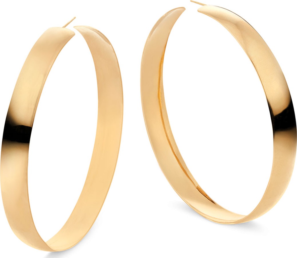 Lana 14k Curve Hoop Earrings