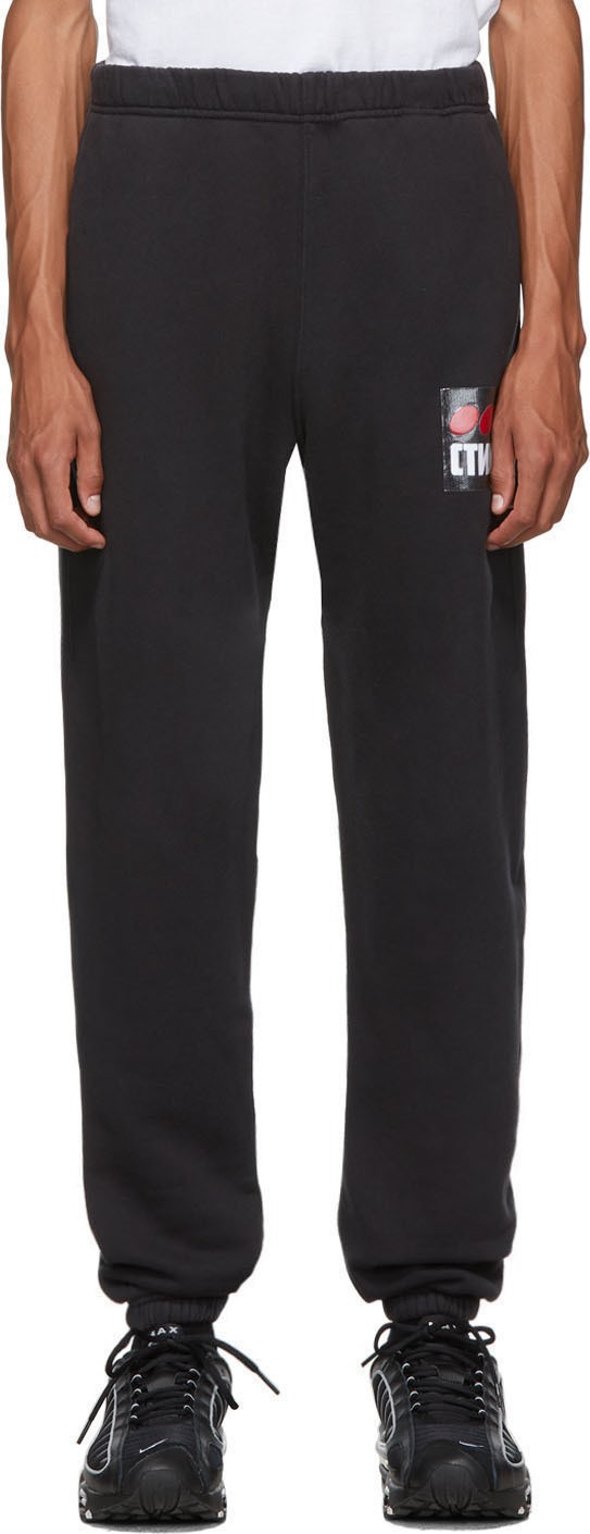 Heron Preston Black 'Style' Dots Lounge Pants