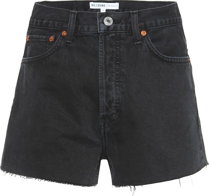 RE/DONE High-rise denim shorts