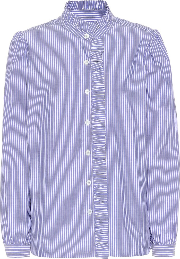 A.P.C. Dunst striped cotton blouse