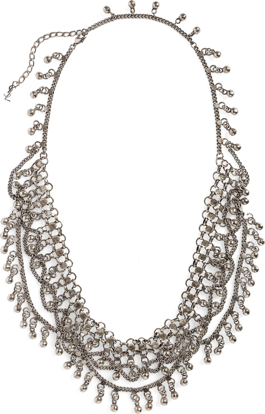 Saint Laurent Bell Bib Necklace