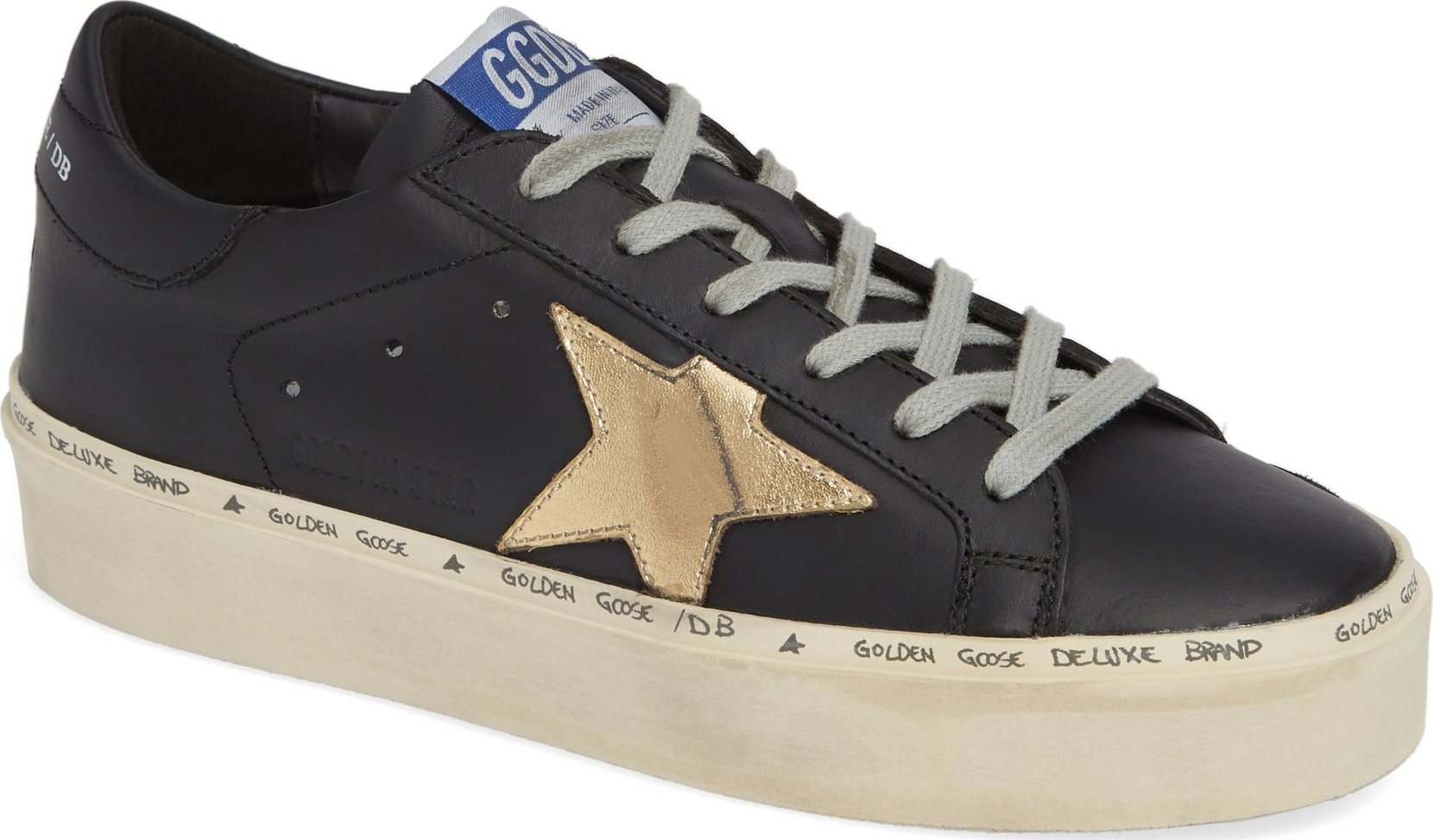 Golden Goose Deluxe Brand Metallic Star Low-Top Sneaker
