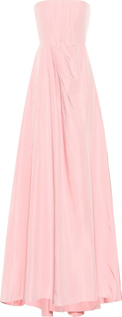 Alex Perry Valeria strapless silk grosgrain gown