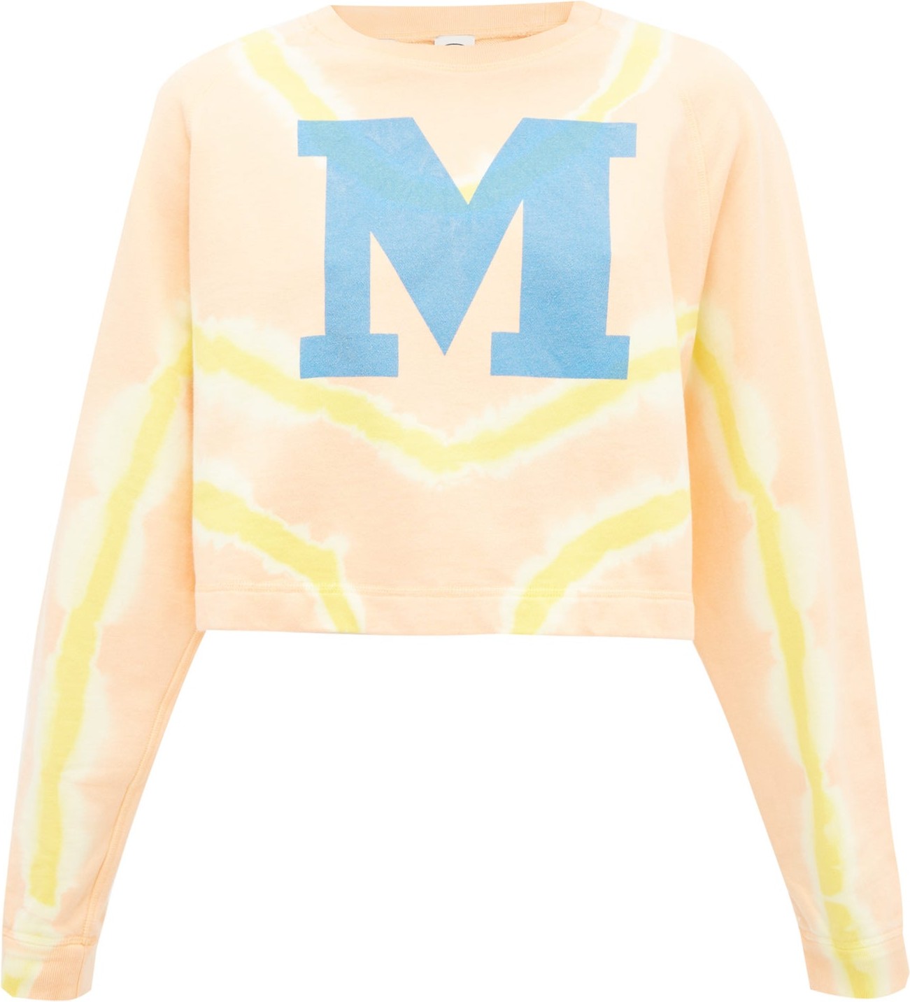 M Missoni M-logo tie-dyed cotton sweater