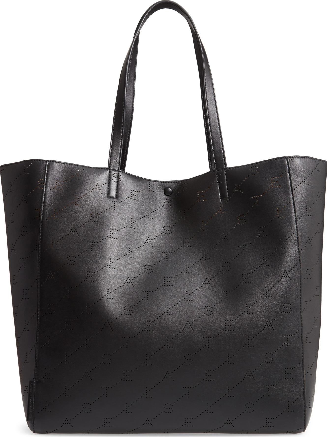 Stella McCartney Medium Perforated Logo Faux Leather Tote