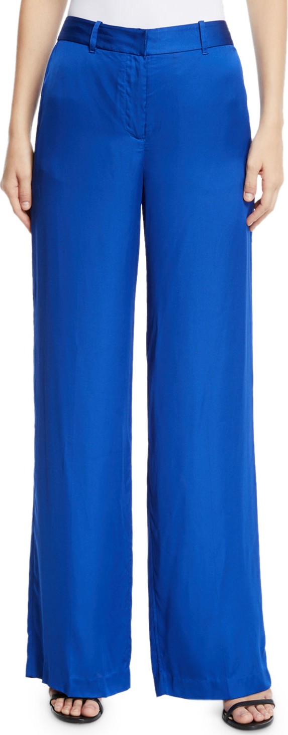 Equipment Arwen Wide-Leg Charmeuse Trousers