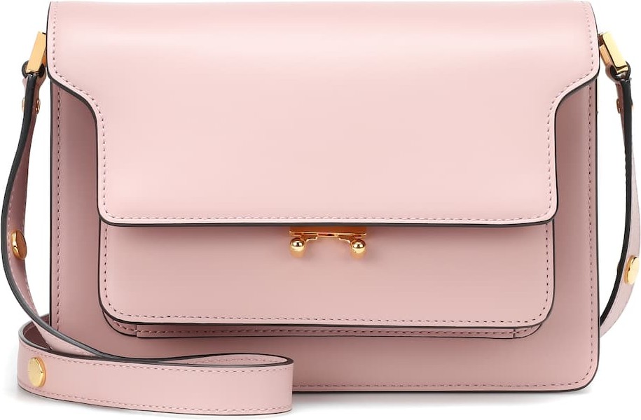 Marni Trunk leather shoulder bag