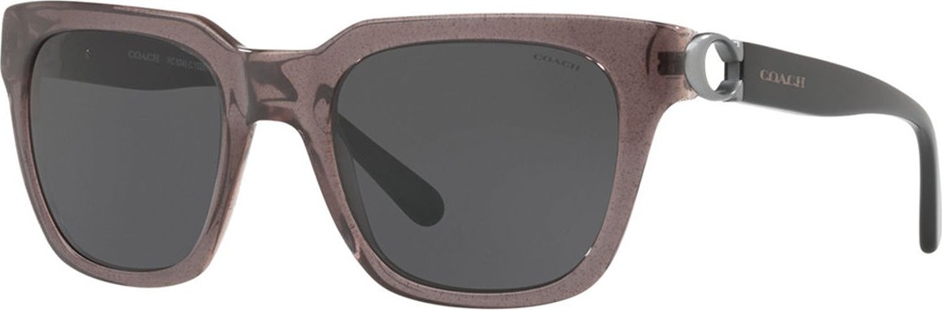 COACH Square Monochromatic Sunglasses w/ Cutout C Temples