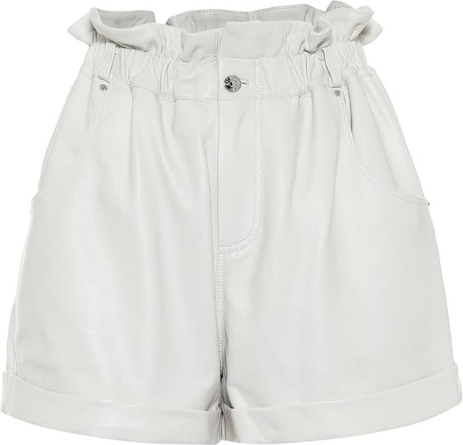 Grlfrnd Shea leather shorts