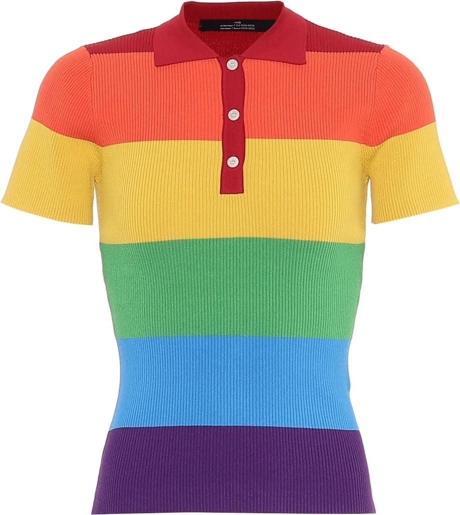 Rokh Striped polo shirt