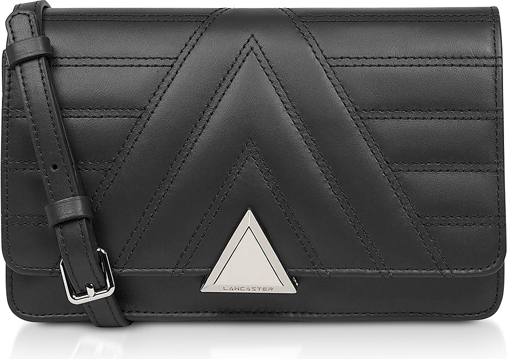 Lancaster Parisienne Matelassé Quilted Leather Crossbody Bag
