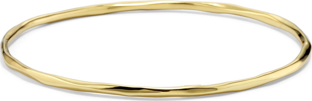 IPPOLITA 18K Gold Glamazon Thin Faceted Bangle