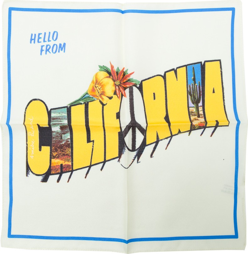 Amélie Pichard california postcard scarf