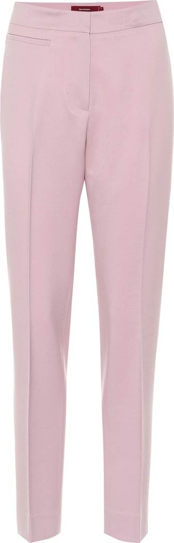 Sies Marjan Wool straight cropped pants