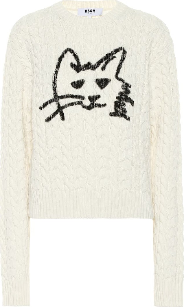 MSGM Wool-blend sweater