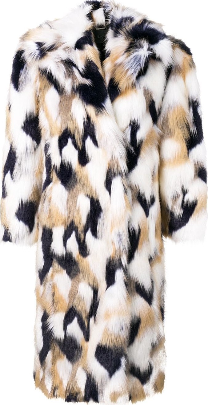 Givenchy faux-fur oversized coat